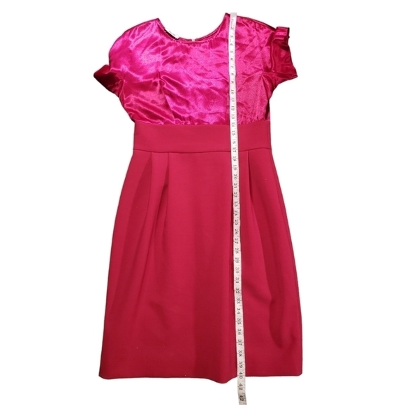 Moschino Cheap And Chic Burgundy Dress Size 10 - Picture 7 of 8